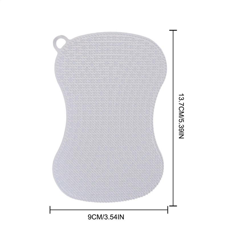 1pcs Kitchen Cleaning Brush Washing Cleaning Brushes Pot Pan Sponge Scrubber Fruit Vegetable Dish Silicone Dishwashing Brush