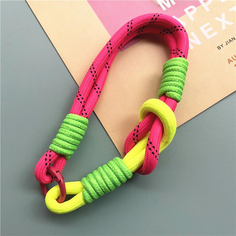 Keyring Colorful Keychain Short Key Chain Premium Keychain for Bags Charm Key Tags Mobile Phone Case Lanyard Mother's Day Gift