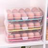 Single Layer Refrigerator Food 15 Eggs Airtight Storage container plastic Box