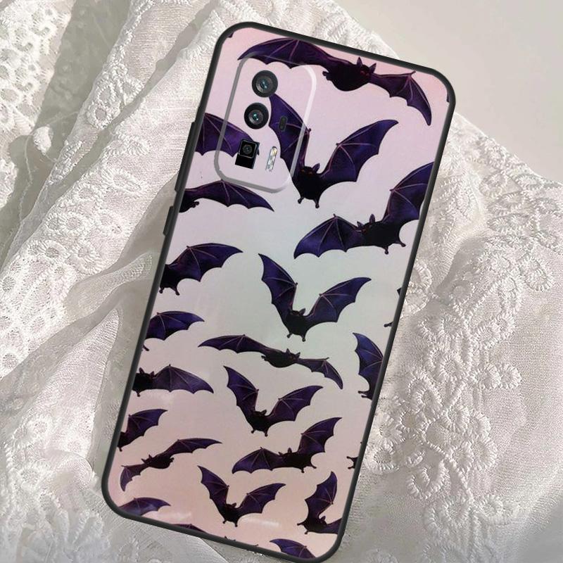 Vampire Bats Full Moon Halloween Case For Xiaomi 14T Pro 13T 12T 11T 13 14 Ultra POCO F6 Pro M6 M5s F3 F5 X3 X5 X6 Pro Cover