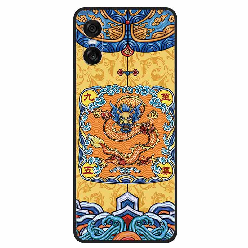 Etui na Sony Xperia 10 VI Unikalny Wzór Drukowany TPU Odporny na Upadki Pokrowiec na Telefon