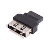 Cablecc SATA To ESATA External ESATA To SATA Adapter Extender for SSD Disk 2pcs/lot 7-Pin Male-Female &