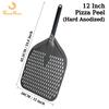 SHANGPEIXUAN 16/14/13/12 Zoll perforierte Pizzaschaufel rechteckige Pizzaschaufel Aluminium Hartbeschichtung Pizzaschaufel Paddel kurzes Werkzeug 1