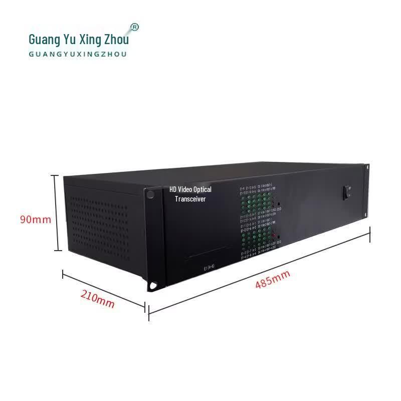 GY-HDMI80S 8-Channel Bidirectional HDMI & Audio Fiber Optic Transceiver