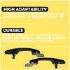 Pair BLACK Exterior Rear+Front Driver Side Door Handle For 05-09 Hyundai Tucson