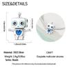 Copper Fruit Ice Cream Flower Travel Robot Beads Pendant Charms Fit Original Bracelet Charm Bead Necklace Diy Female Jewelry