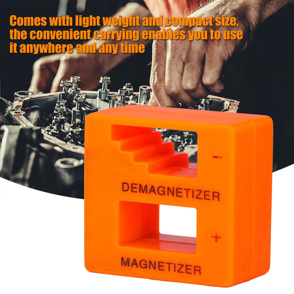 Magnetizer Demagnetizer ABS Portable Tool for Screwdriver Bit Screw Nut Tweezers