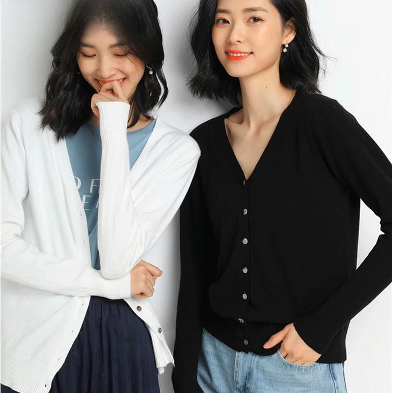 Knitted Oversize Cardigan Women Autumn 2025 Sweaters Female Tops Women's Cardigans White Cardigan For Women Knitted Jacket