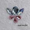 Children's Floral Face Stickers with Crystal Diamonds & Tassels for Ancient Style Makeup