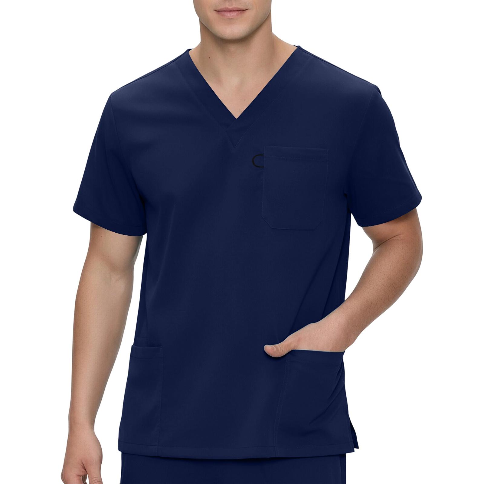 

Men s Summer Short-Sleeve Top Men s Casual Fashion Textured Short-Sleeve Top XL Темно-синій