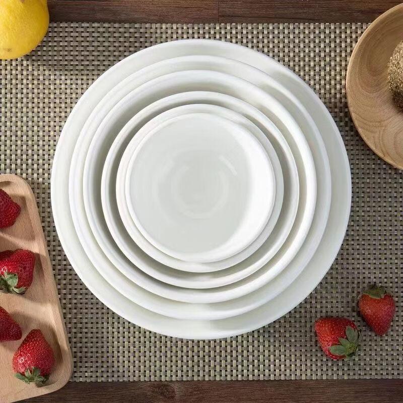 Yujia Pure White Ceramic Soup & Noodle Bowls (12-Pack)