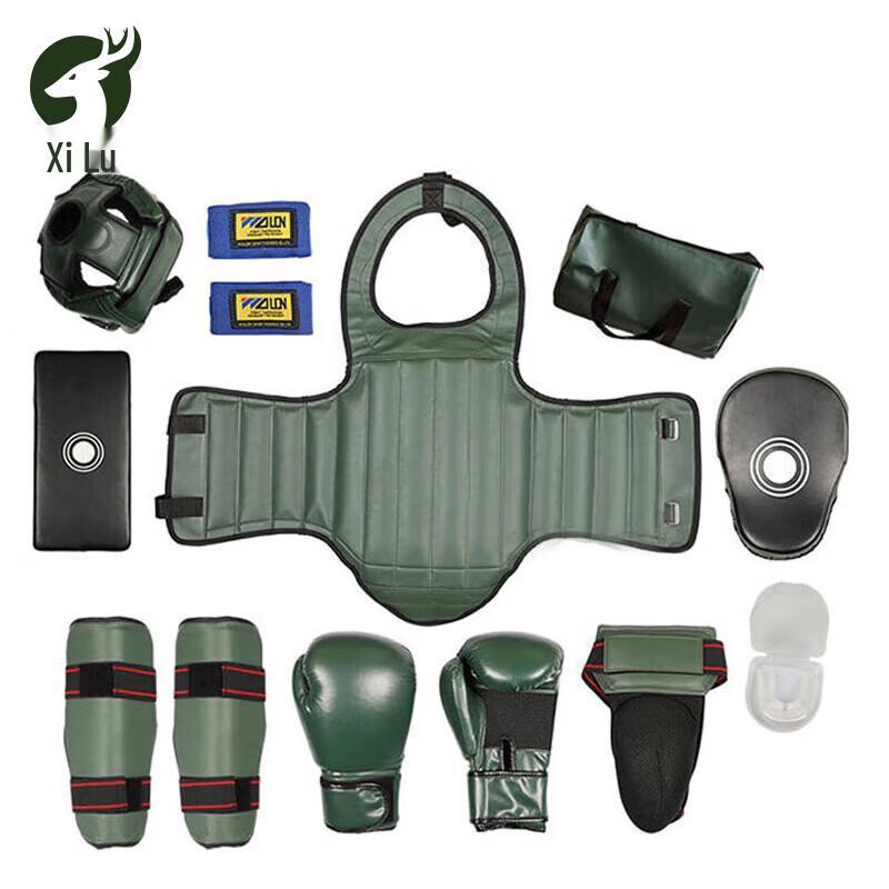 Adult Boxing & MMA 10-Piece Protective Gear Set