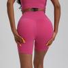 Women's High-Waist Double-Sided Brushed Cycling Yoga Shorts | Breathable, High Elastic, Anti-Exposure 4-Point Design