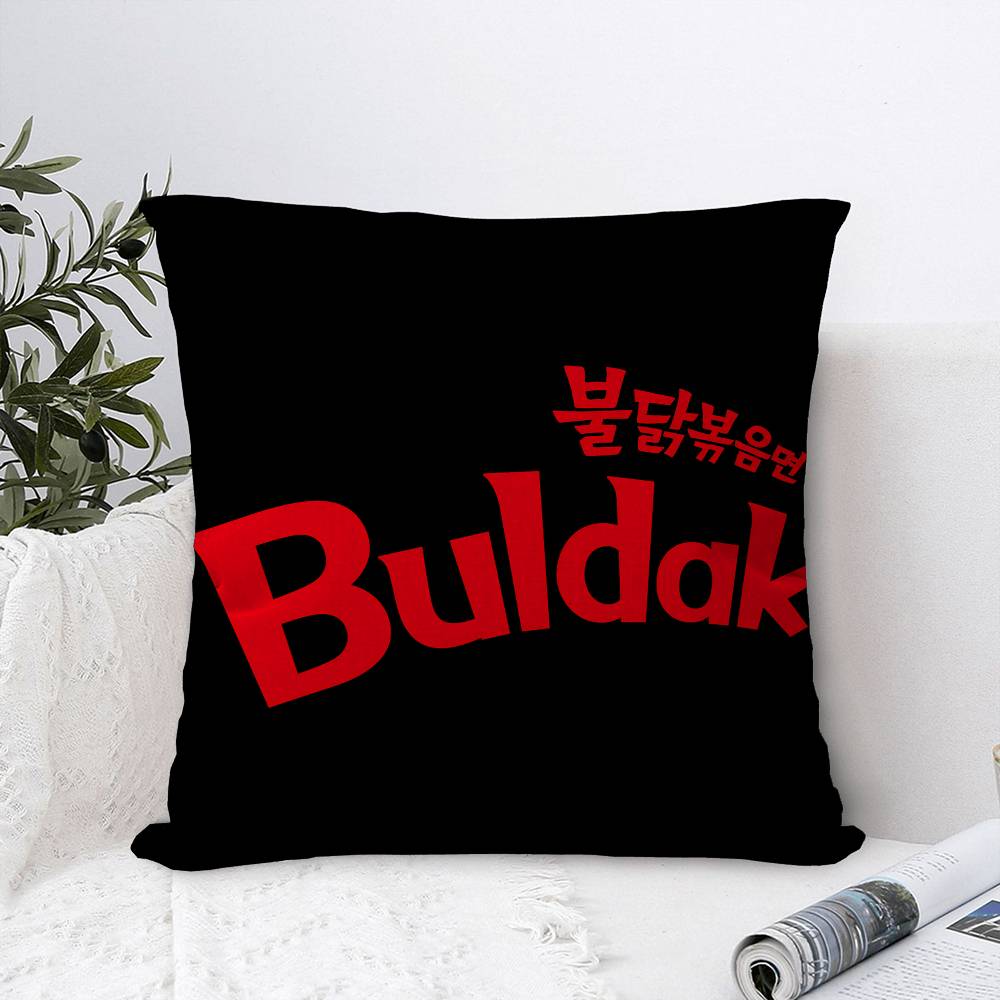 

Kwaii Anime B-Buldak RameSn Stitch Lucky Dragon Pillow Cover Sofa Cushion Cover Home Room Decoration Children Gift 12x12Inch