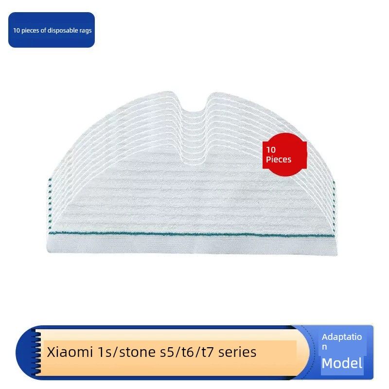 Compatible with Xiaomi Mijia Roborock Vacuum Cleaner Accessories 1S T6 T7 Filter Side Brush Roller Brush Cover Mop Cloth