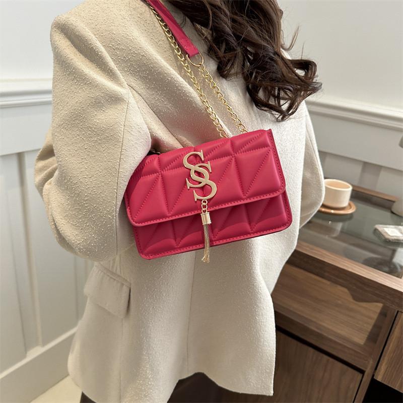 Chic Spring Mini Shoulder Bag Fashionable Crossbody Pu Leather Handbag With Magnetic Closure