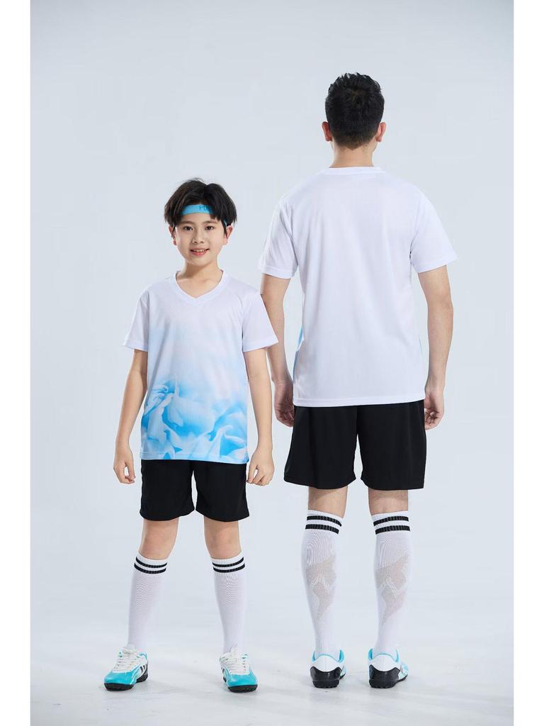 Breathable Football Team Jersey - Sports Training & Competition Set