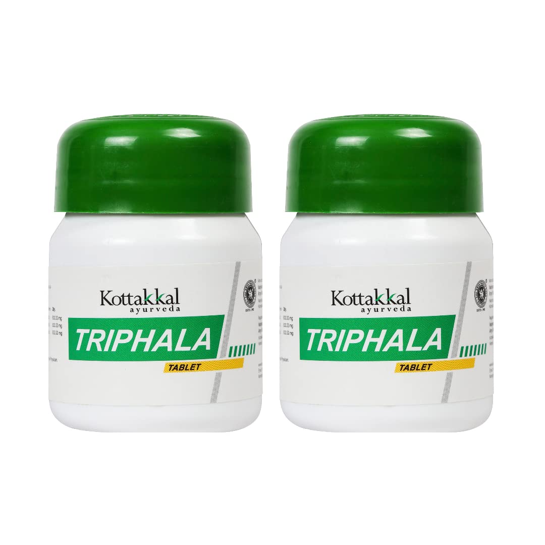 

Kottakkal ayurveda® Triphala Tablet - 60 Nos, Improves General Strength - Pack of 2