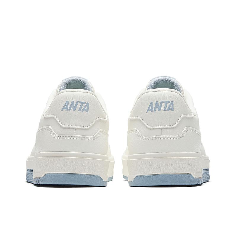Anta Hundred Rivers Low Top Skateboard Shoes Women's White Blue 122548013-2
