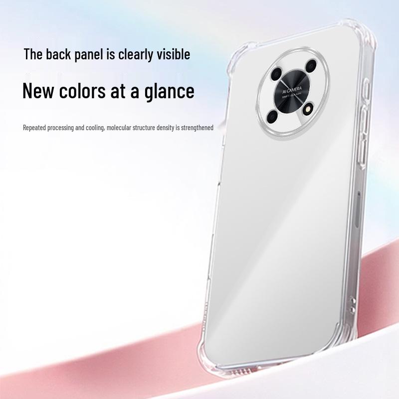 Huawei Enjoy 50 Pro Transparent Phone Case: Airbag Corners, Drop-Proof, High-End TPU, Ins Style