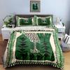 Green leafy design Bedding Duvet cover sets Duvet covers Pillowcases gifts (1 * Duvet Cover 2 * Pillowcases, without duvet insert)