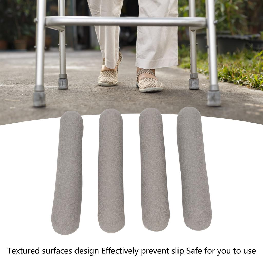 4pcs Crutch Underarm Pads Prevent Slipping Soft Replacement Crutch Armpit Cushion