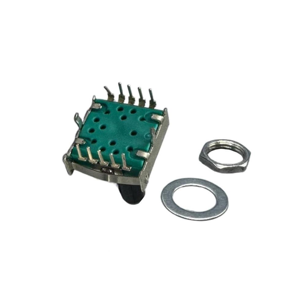 1 PCS RS17 Vertical 10 Pin Band Switch Induction Cooker Microwave Oven Gear Mode Switching Band Switch 6 Gear Rotary Band Switch