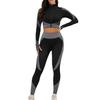 Women's Long Sleeve Yoga Top & Fitness Set - Autumn/Winter