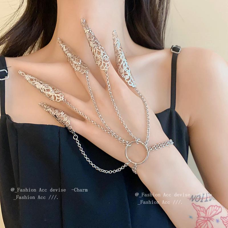 Women's Unique European-American Hollow Tassel Bracelet with Exquisite Design