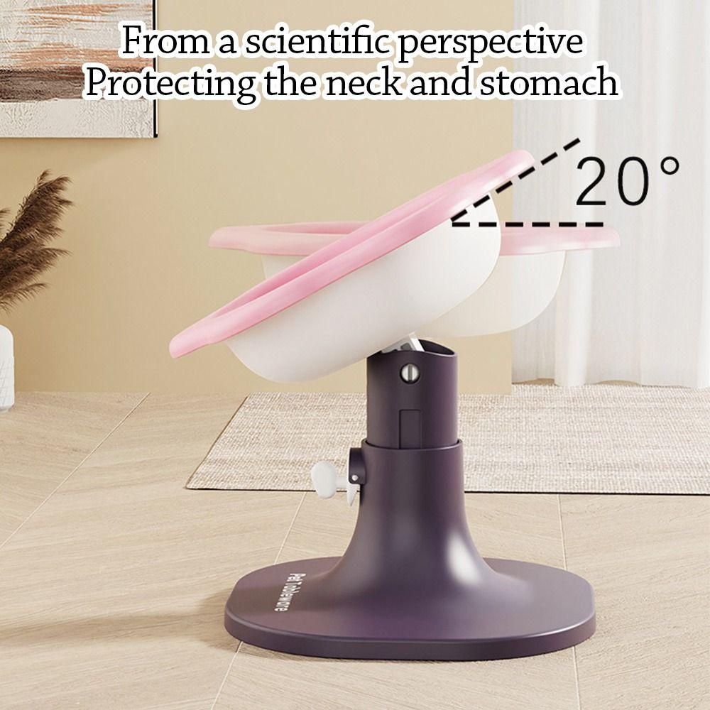 Höhenverstellbarer Winkel Hundenapf Nackenschonende Haustiernäpfe Stabiler Katzennapf