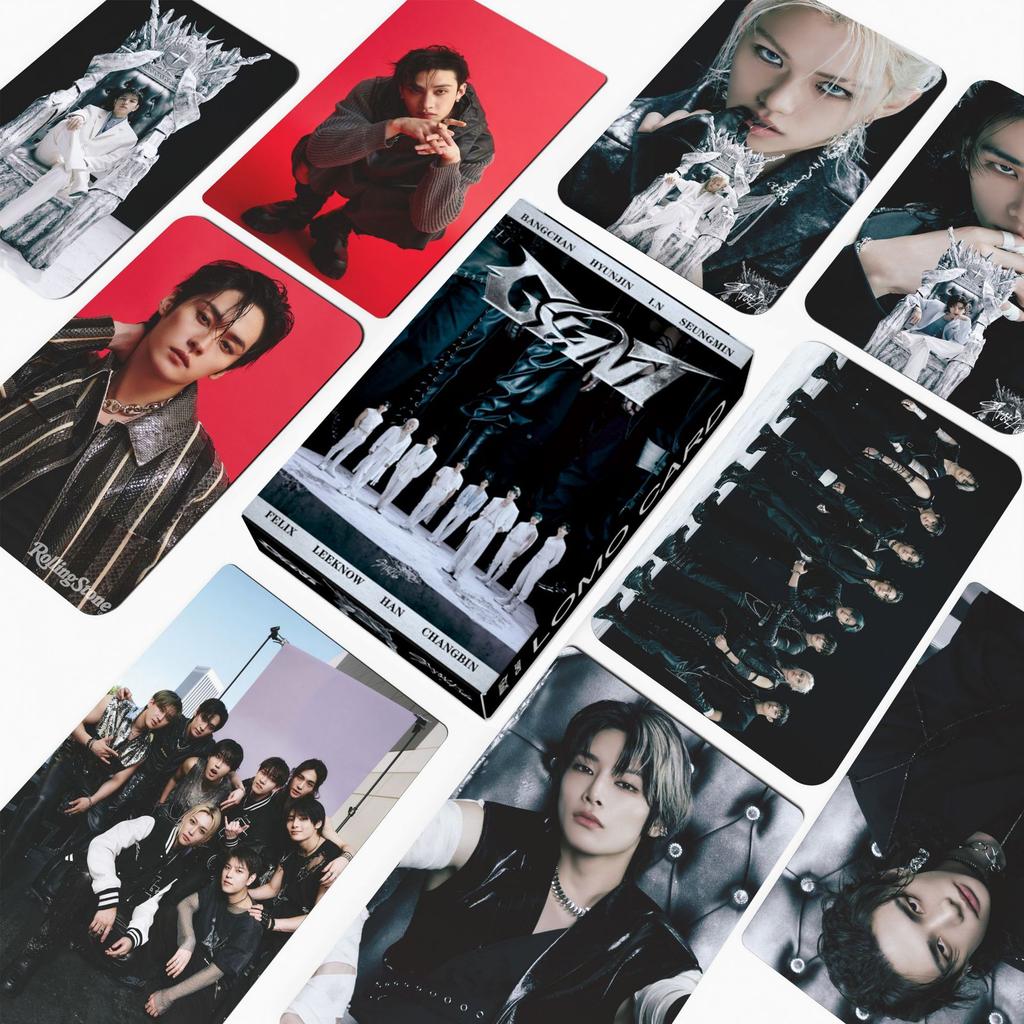 55Pcs Stray Kids Skzoo Photocards Idol Lomo Collection Cards Felix Merchandise For Japan Album Fans Collectible GIft GIANT 2nd Kid Friendly