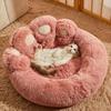 Fluffy Dog Cat Bed,Warm Dogs Beds Sofa,Cute Bear Paw Shape Pets Kennel Mat Puppy Cats Supplies Basket,Pet Accessories.