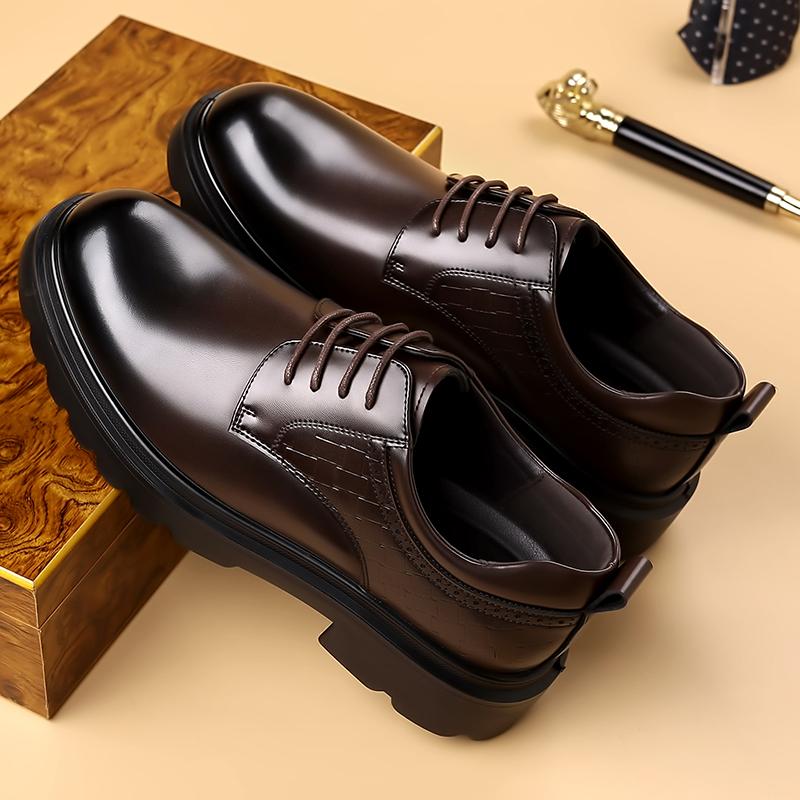 Unisex Leather Shoes Dress Shoes Smart Casual Walking Office Commuting and Travel Everyday Formal Style Daily Footwear Sizes 38-44