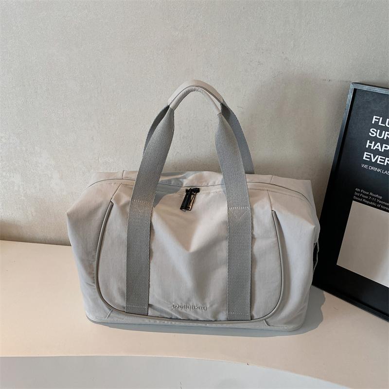 Extensible Yoga Fitness Bag Women's Travel Bag Lightweight Outdoor Canvas Storage Bag