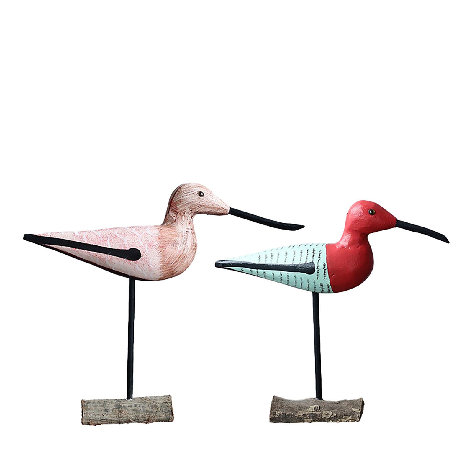 Wooden Bird Statues, European Decorations, Animal Statues, Home  Items, Bird Sculptures, Artistic Handicrafts, Abstract Decorations