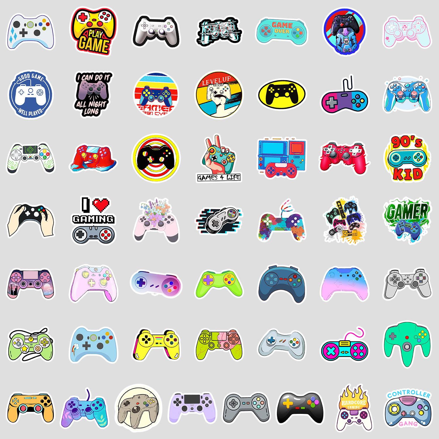 

50 Game Handle Graffiti Stickers Suitcase Car Notebook Refrigerator Water Cup Waterproof Decorative Stickers