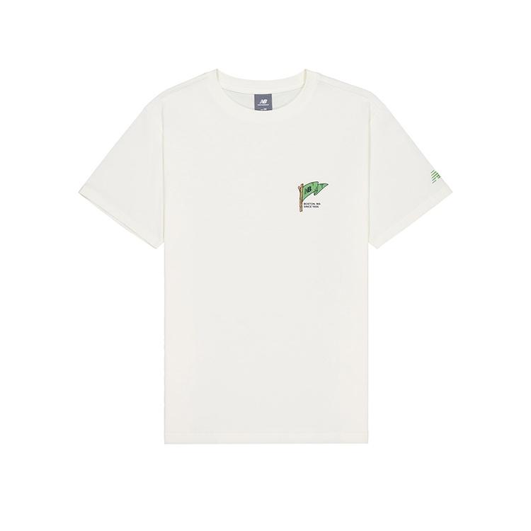 New Balance Flag Graphic T-Shirt Asia Sizing  White  Men s AMT41361-CIC L