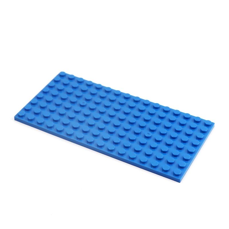 4 Pieces Base Plate 8x16 Dots Assemble Particles Building Blocks 92438 Bricks Set DIY Classic Educational Toys for Boys Girls