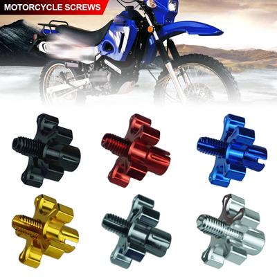 CNC Aluminum Alloy Motorcycle Cluth Adjustment Plugs Screws for Race Large Displacement Motorcycle Modification Motorbike