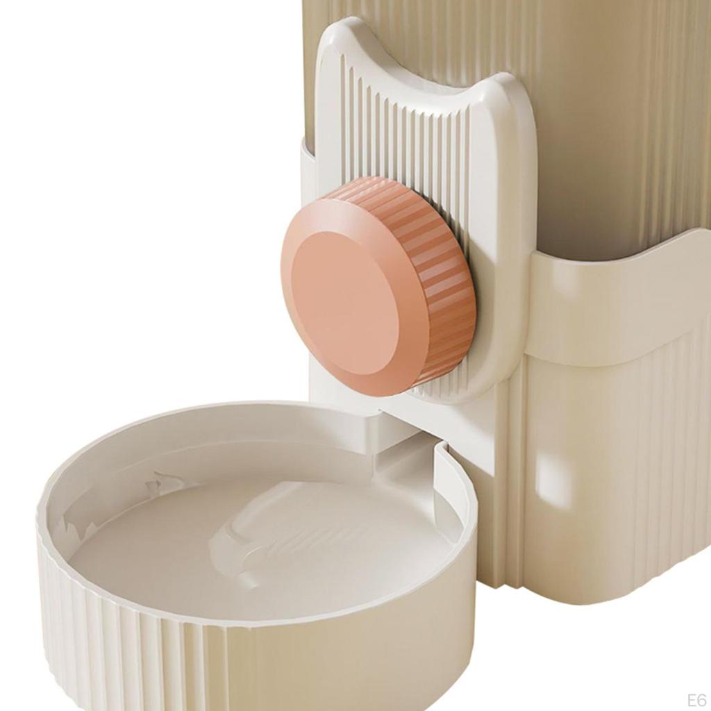 Automatic Hanging Water Dispenser Dog Drinking 1000ml Dripless Bottle for ,