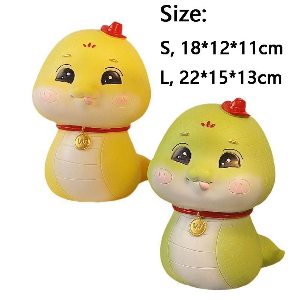 Large Capacity Snake Piggy Bank Cartoon Snake Money Jar New Save Money Box  Home Decor