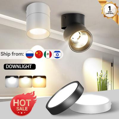 LED Stropní Světla 110V 220V Stropní Světlo bodové LED světlo Přisazené Světlo Obývací Pokoj Koupelnové světlo Vnitřní Osvětlovací Těleso