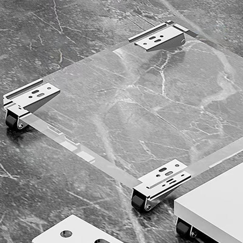 2Pcs Swivel Caster Heavy Duty Möbel Rad Castor Teleskop Mobile Räder Tisch Last-Lager Pulley Guide Möbel