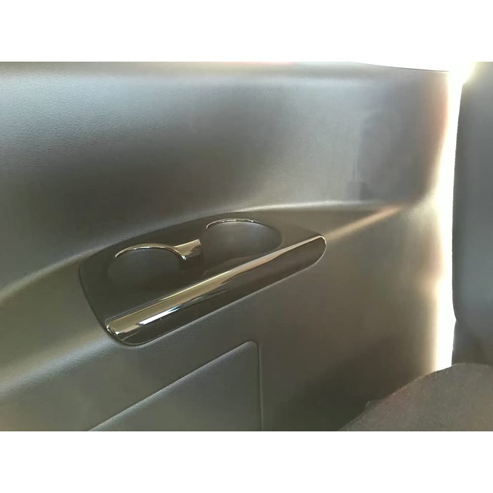 RUIQ Nissan New Serena C28 Series Dedicated Interior Rear Seat Side Drink Holder Cover Garnish (Piano Black)