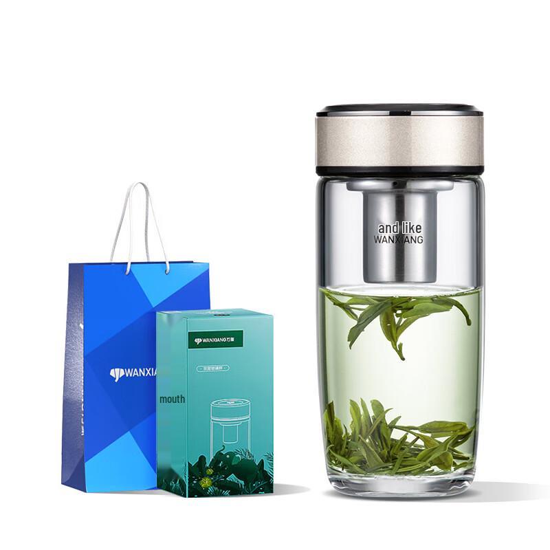 Wannxiang Single-Layer Borosilicate Glass Tea & Water Bottle