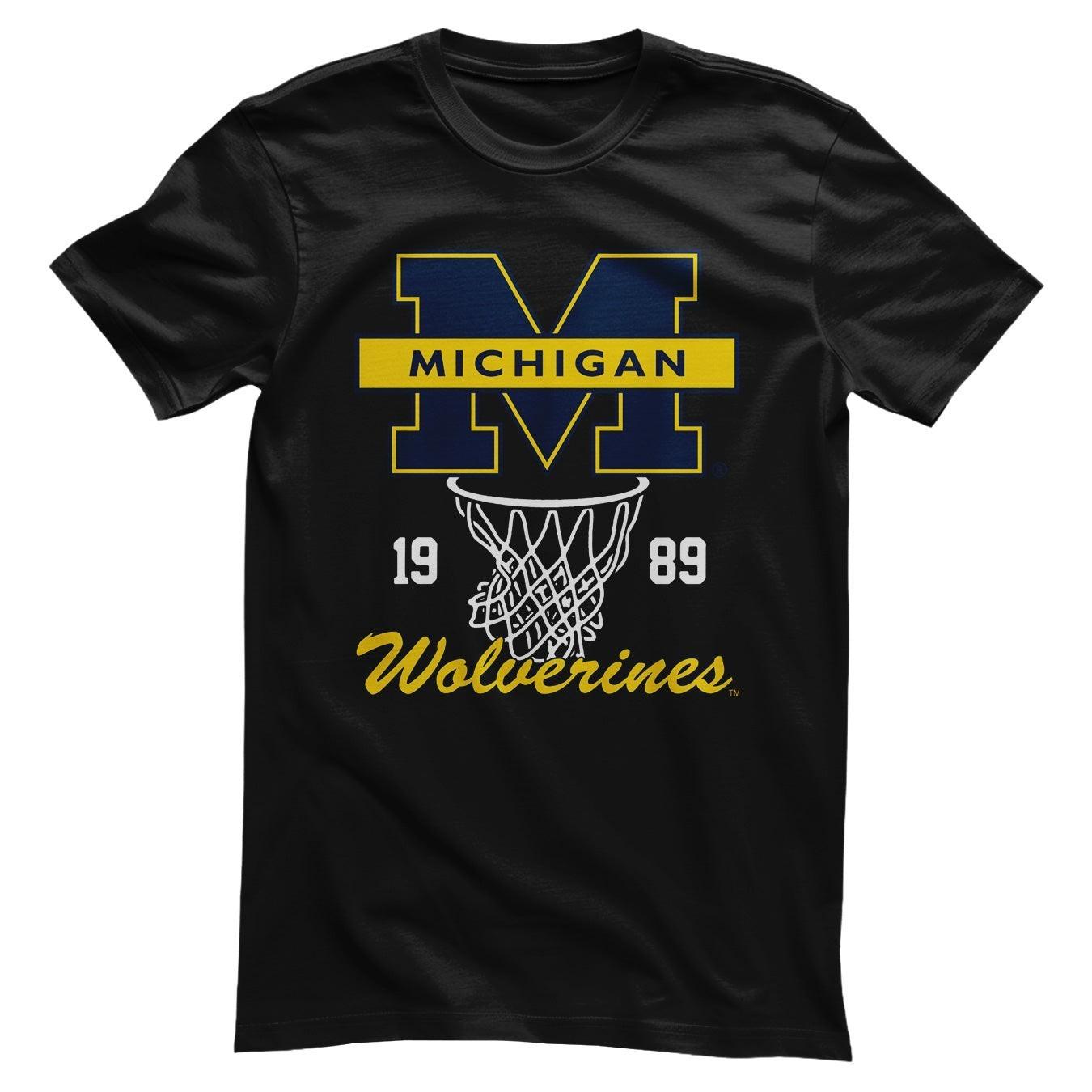 Officially Licensed Michigan University Michigan Wolverines 1989 Men s M