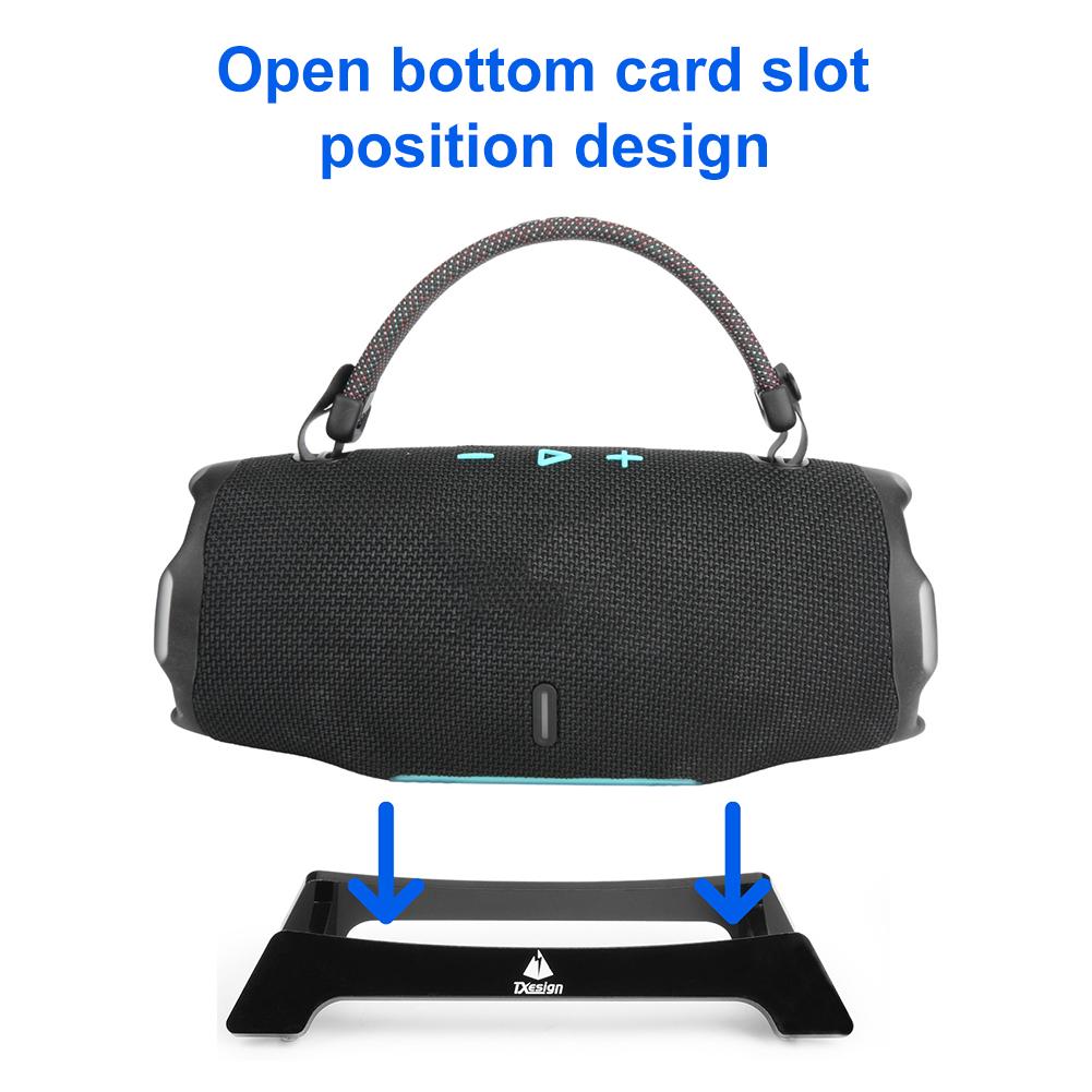 Acrylic Speaker Holder Wear Resist Desk Speaker Mount Non-Slip Sound Box Storage Base for JBL Charge5/Charge6