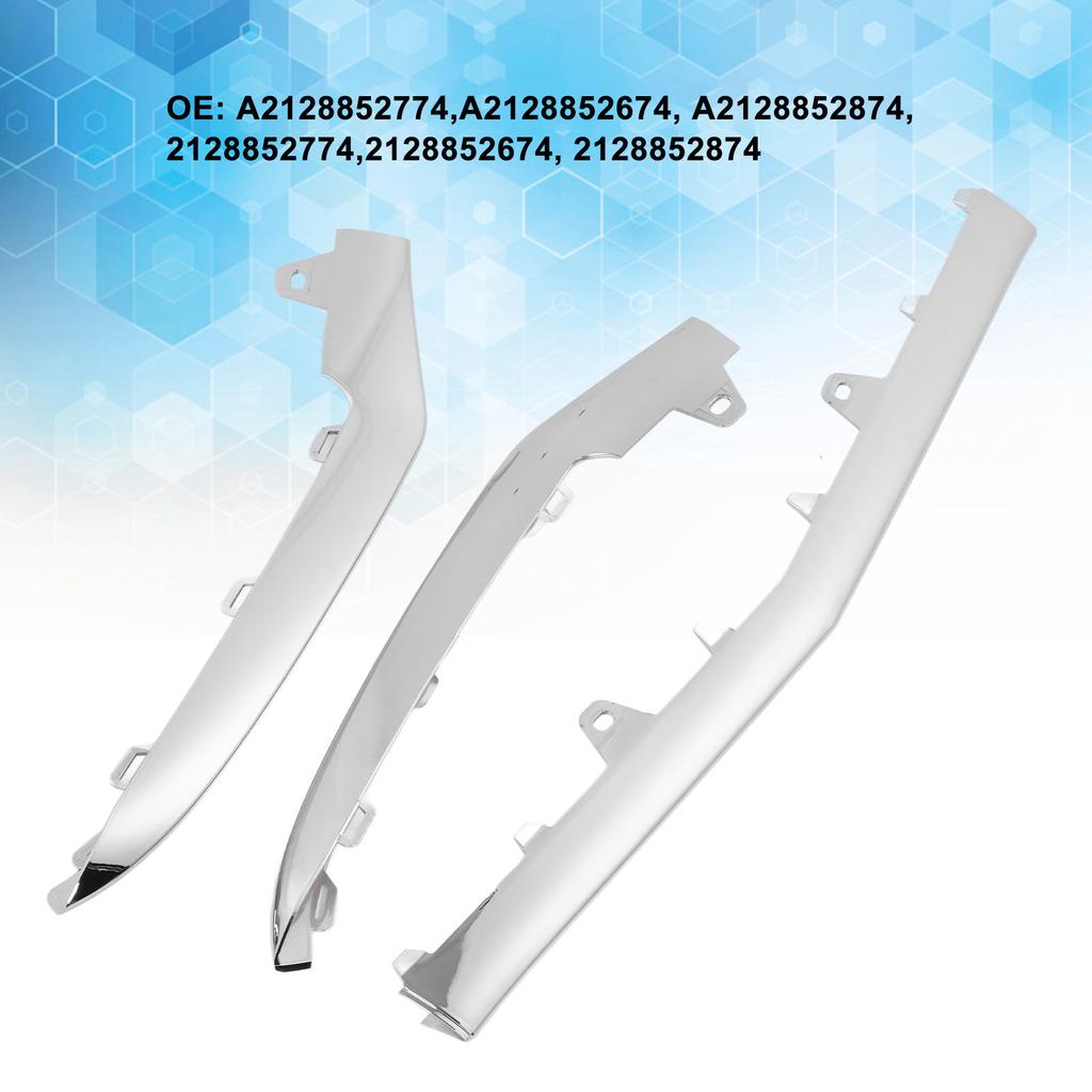 2128852674 Front Bumper Moulding Trim ABS 2128852674 Replacement for E‑Class W212 Sport Facelift 2014‑2016 Lower Bumper Trim