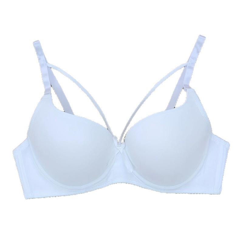 

Женский бюстгальтер пуш-ап маленького размера, сексуальный бантик, удобный бюстгальтер на косточках 75B-90B 80C-95C - 7006 80B белый