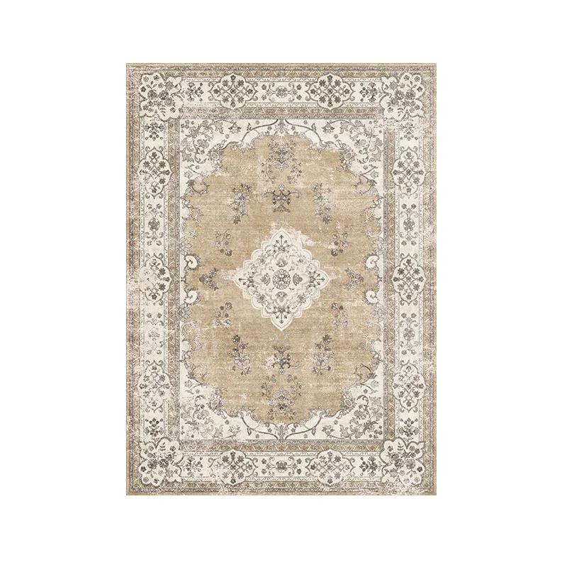 Bohemian Style Carpets for Living Room Thickend Plush Bedroom Decor Retro Carpet Washable Lounge Floor Mat Fluffy Soft Study Rug